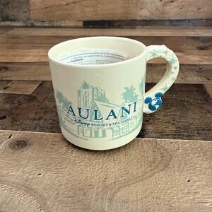 Disney Aulani Hawaii Resort Mug Mickey Mouse Handle 16 oz Stoneware Cup NEW